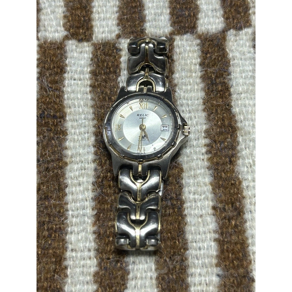 Women's RELIC Wet Two-Tone Classic Bracelet Quartz Watch, 26mm, Runs, ZR11575